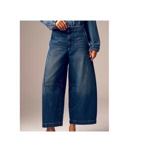Pilcro Curve High-Rise Tapered Barrel Jeans size 29